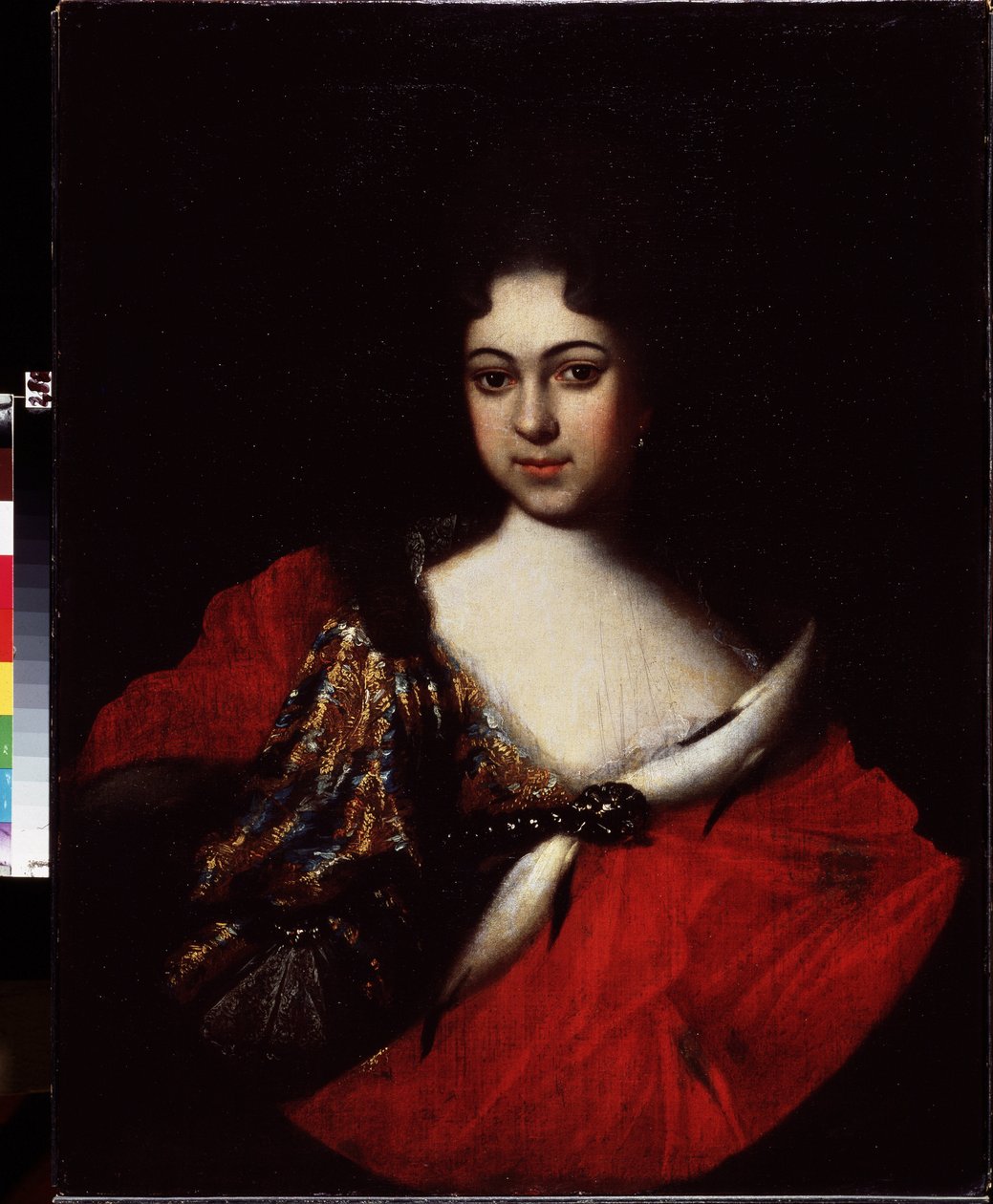 Portrait of Tzarevna Praskovya Ivanovna, Niece of Peter The Great by Ivan Nikitich Nikitin