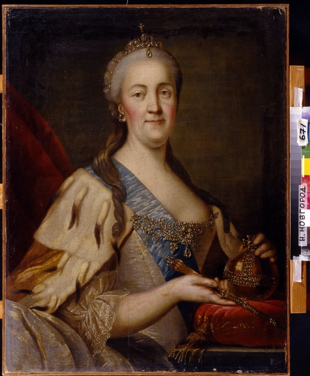 Portrait of Empress Catherine II by Ivan Semyonovich Sablukov