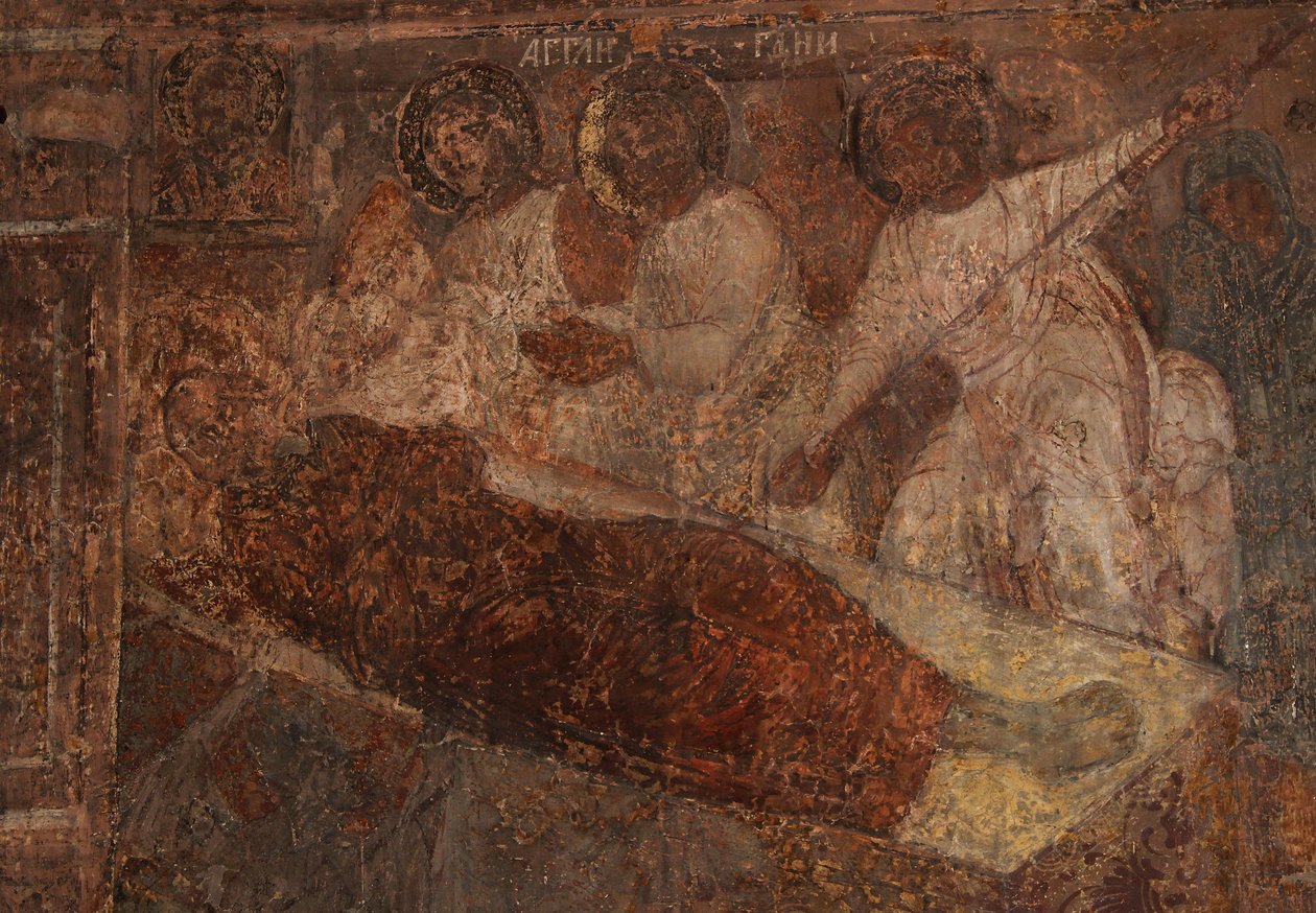Fresco in the Cathedral of Our Lady of the Sign, Novgorod, Early 18th Century by Ivan Yakovlevich Bakhmatov