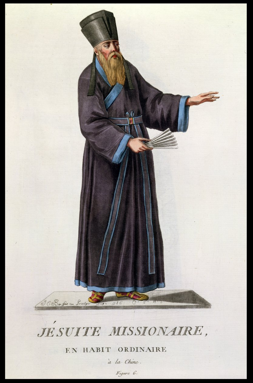 Father Adam Schall von Bell (1591-1666) in China, from 'Receuil de Tous ...