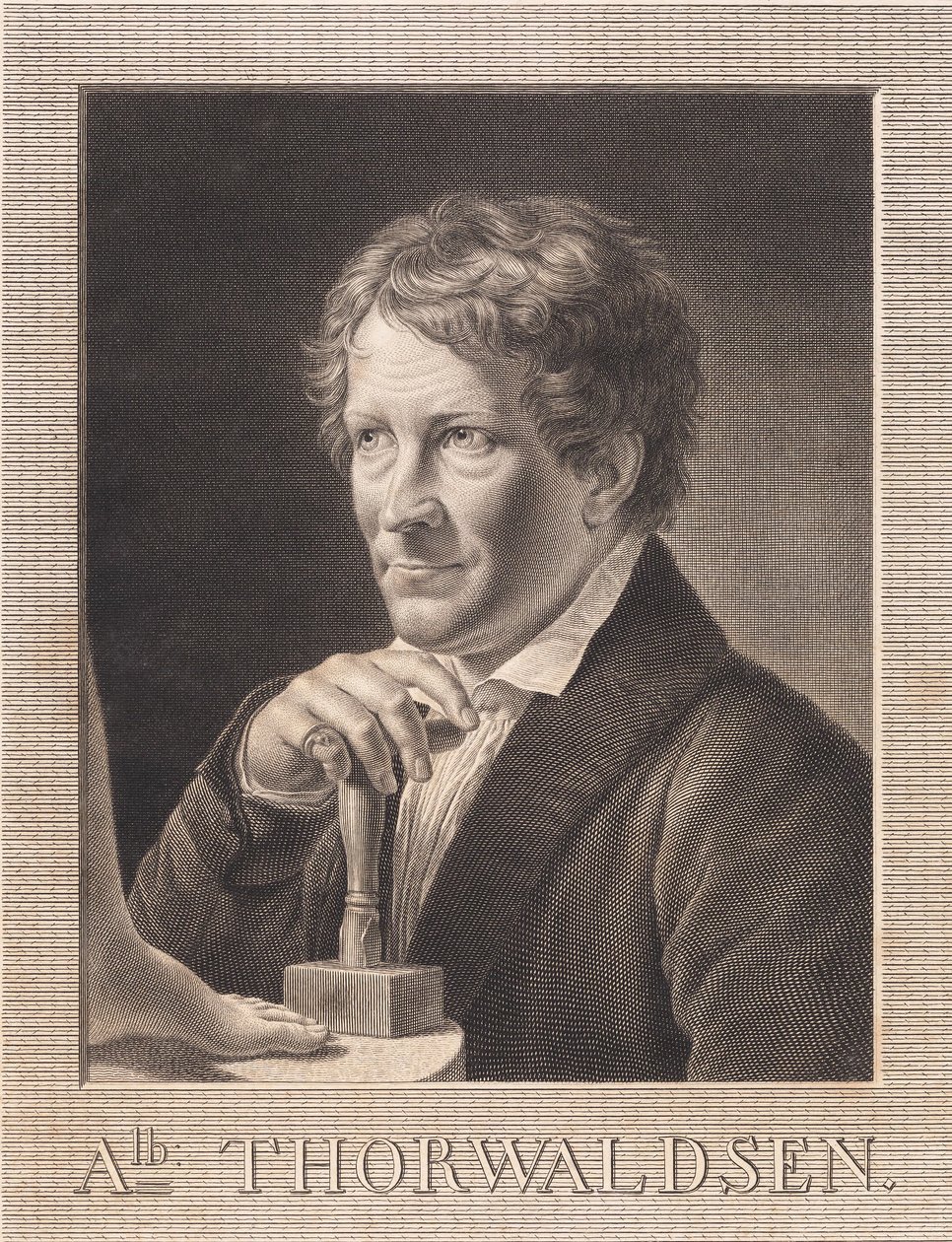 Alb. Thorwaldsen by J.F. Clemens