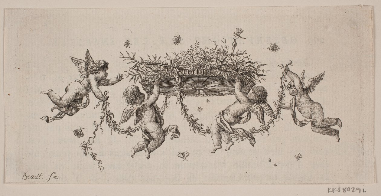Four Winged Cherubs by J.F. Clemens