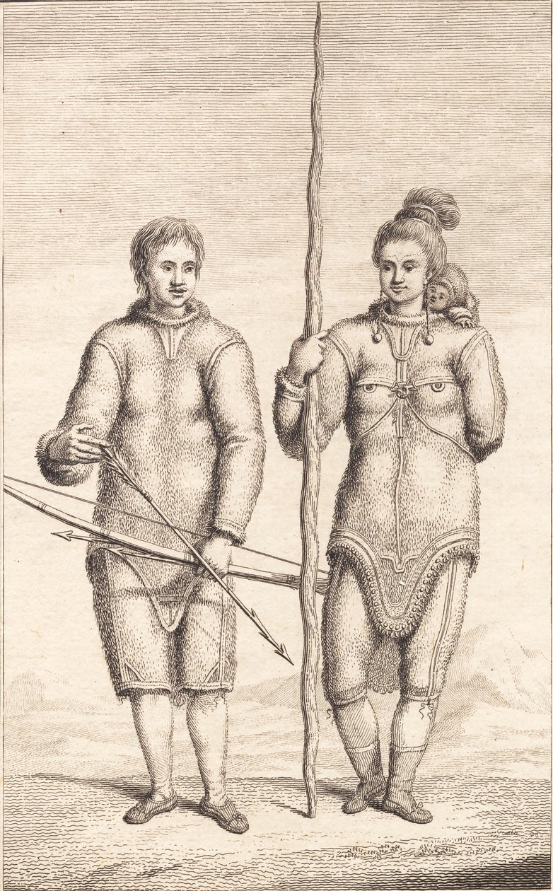 Two Greenlanders by J.F. Clemens