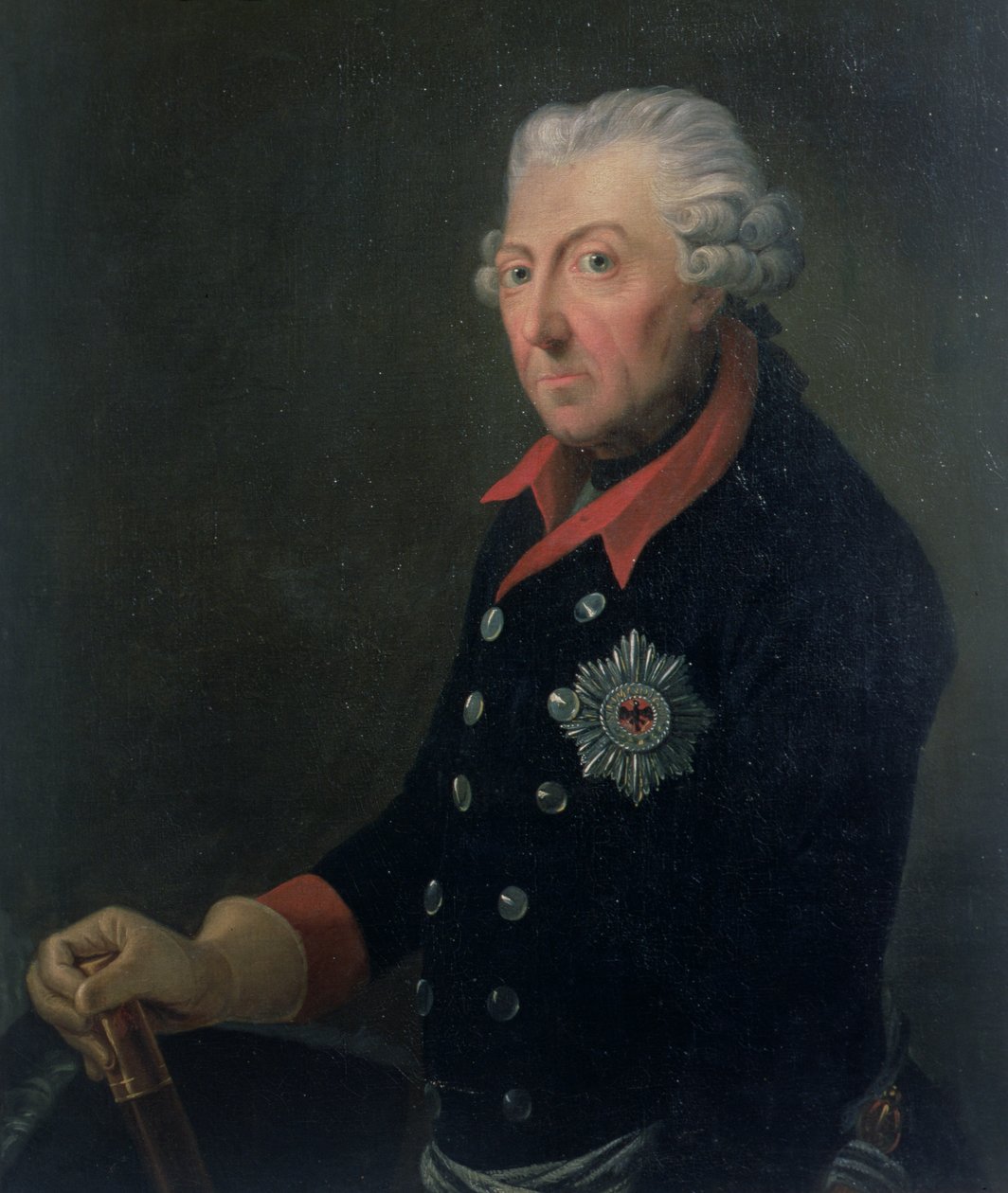 Friedrich the Great Wearing the Uniform of the 15th Infantry Regiment