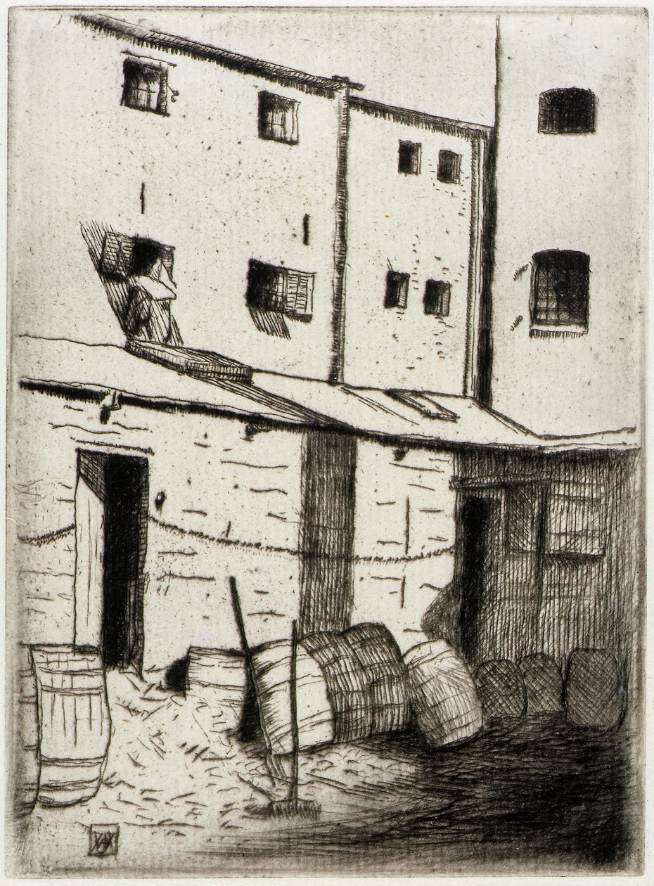 Coon Alley by J. Alden Weir