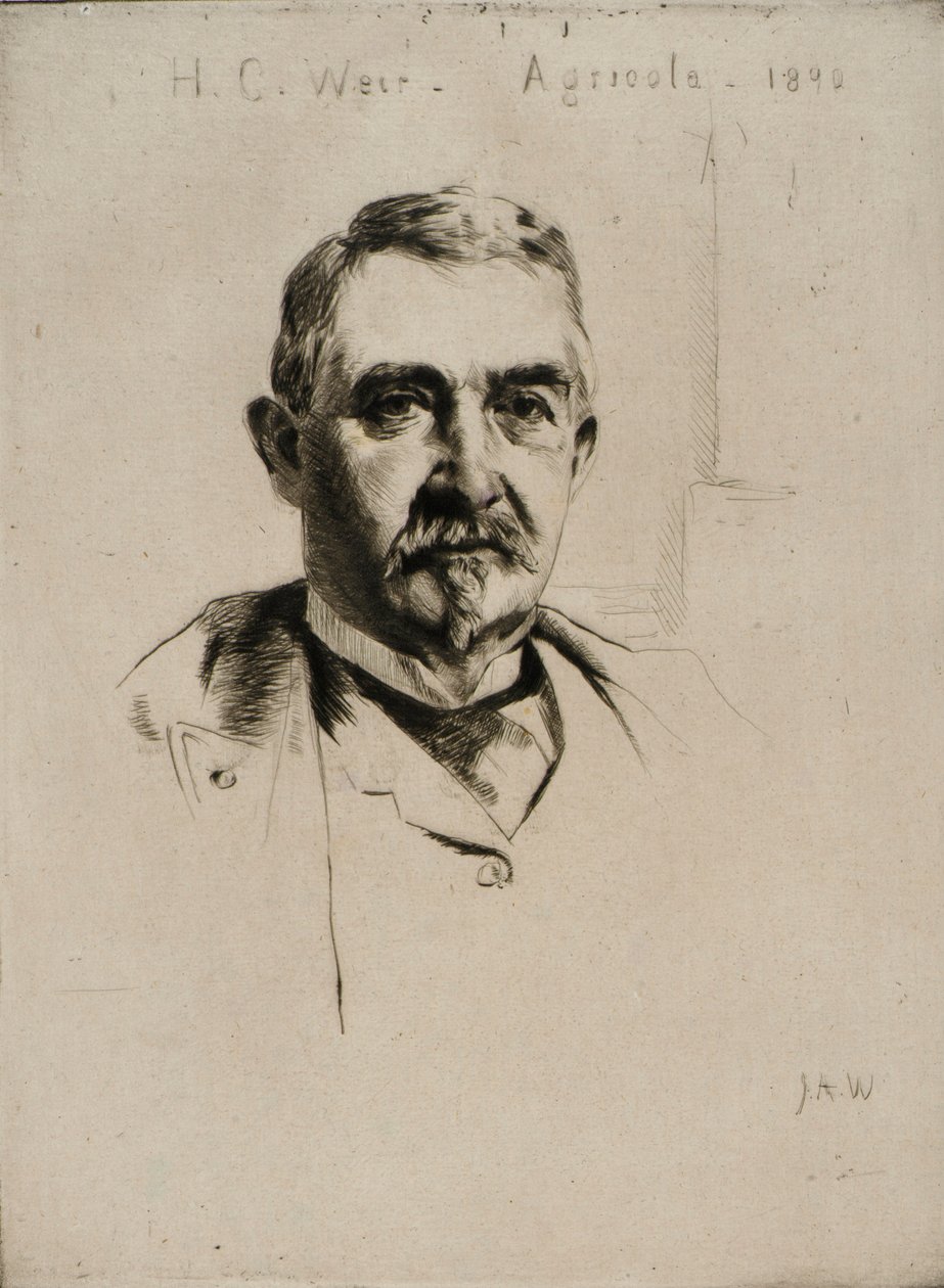 Portrait of Colonel H.C. Weir (Agricola) by J. Alden Weir