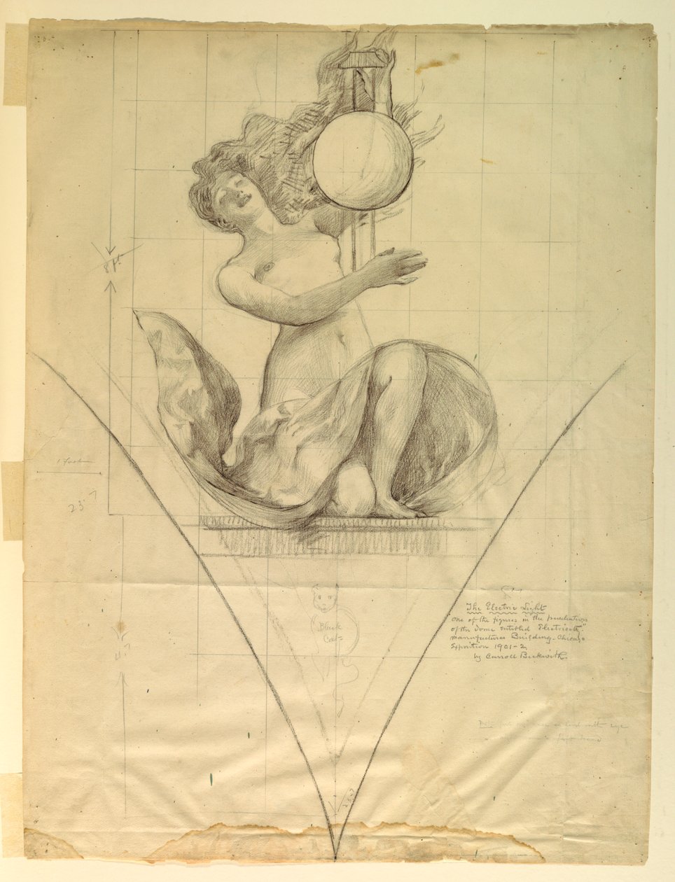 The Electric Light, Study for Manufactures and Liberal Arts Building, World