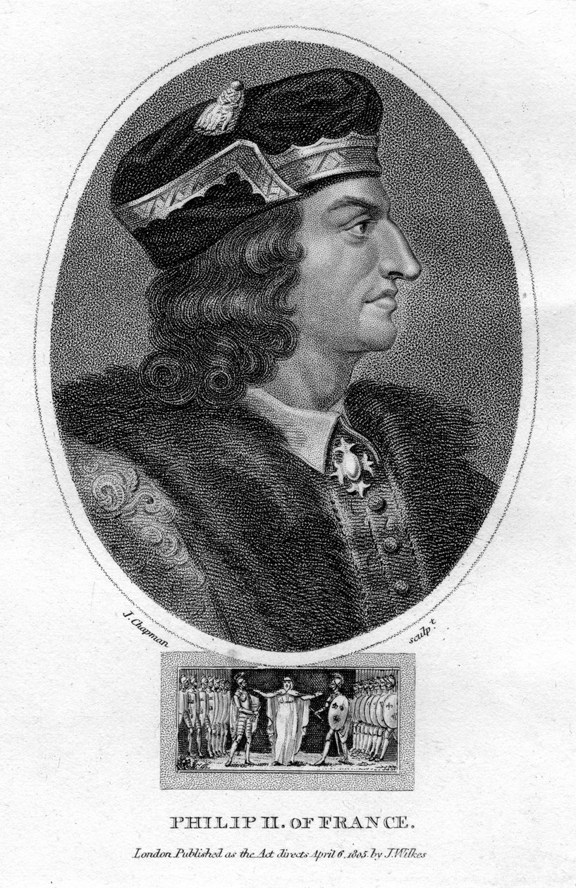 Philip II, King of France by J. Chapman