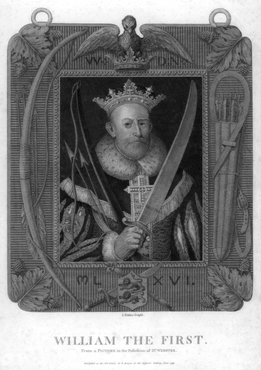 William I, King of England, 1793 by J. Fittler
