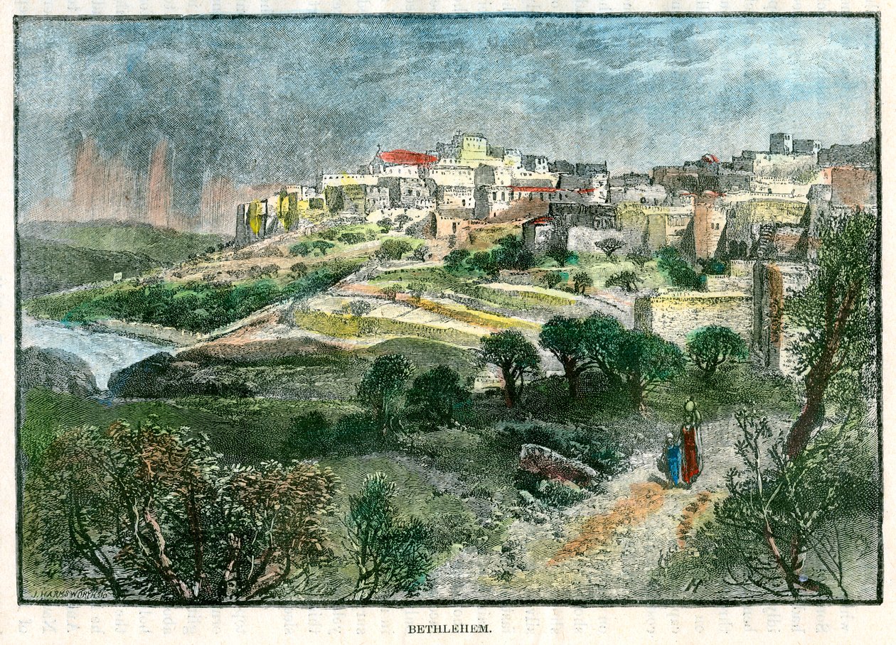 Bethlehem, Palestine, c1885 by J Harmsworth