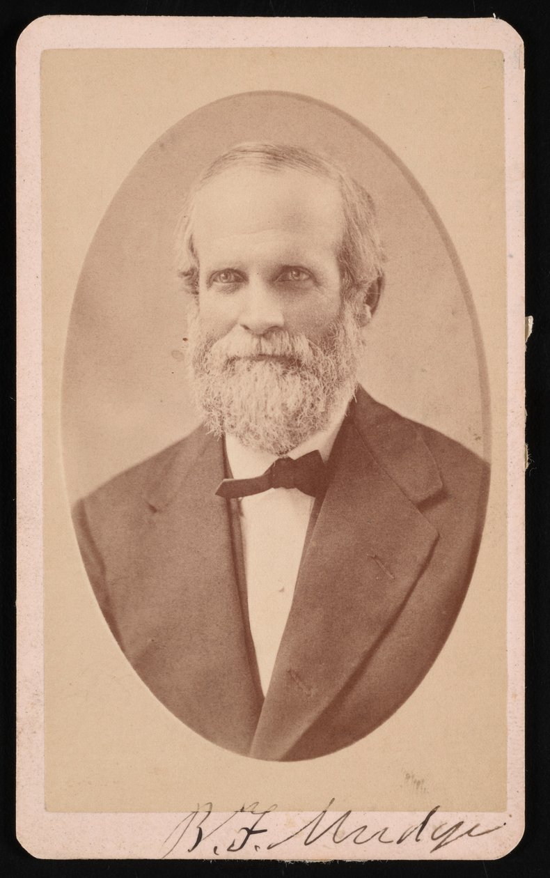 Portrait of Benjamin Franklin Mudge, July 1873 by J Lee Knight