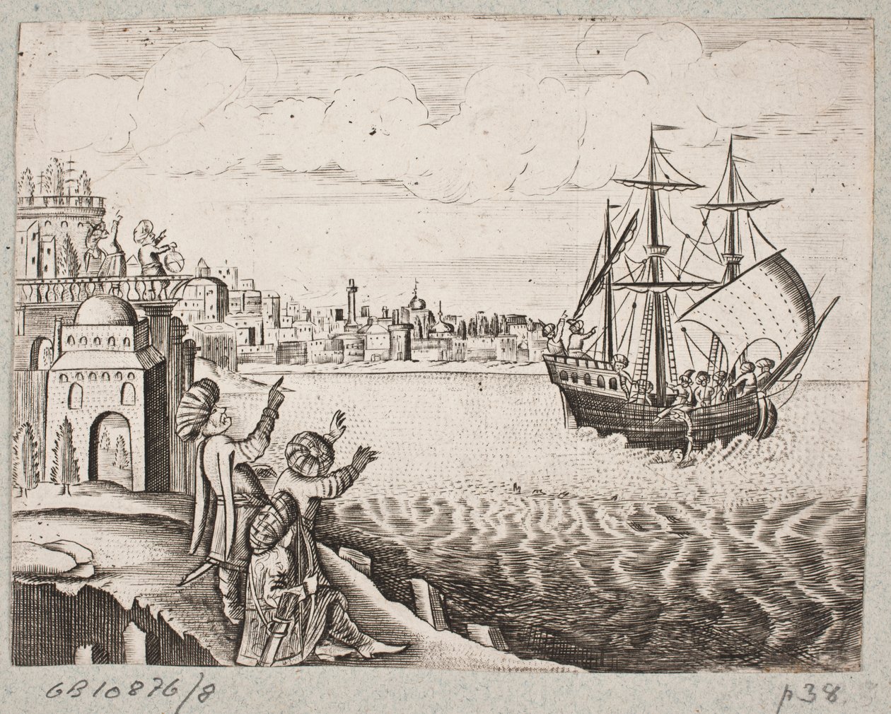 Illustration to Adam Olearius, 