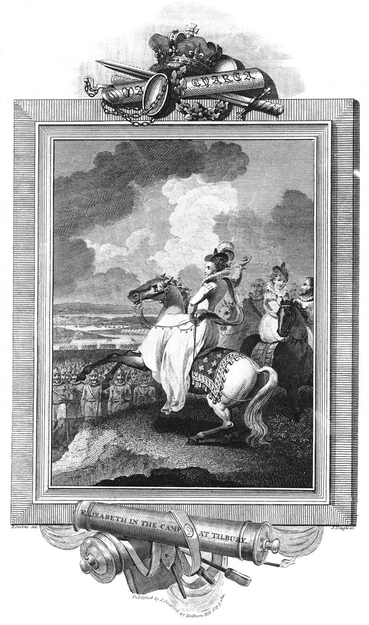 Elizabeth in the camp at Tilbury, 1811 by J. Rogers