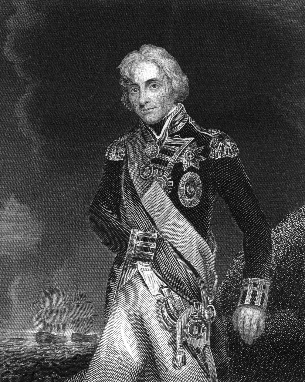Horatio Nelson, 1st Viscount Nelson, English naval commander by J. Rogers