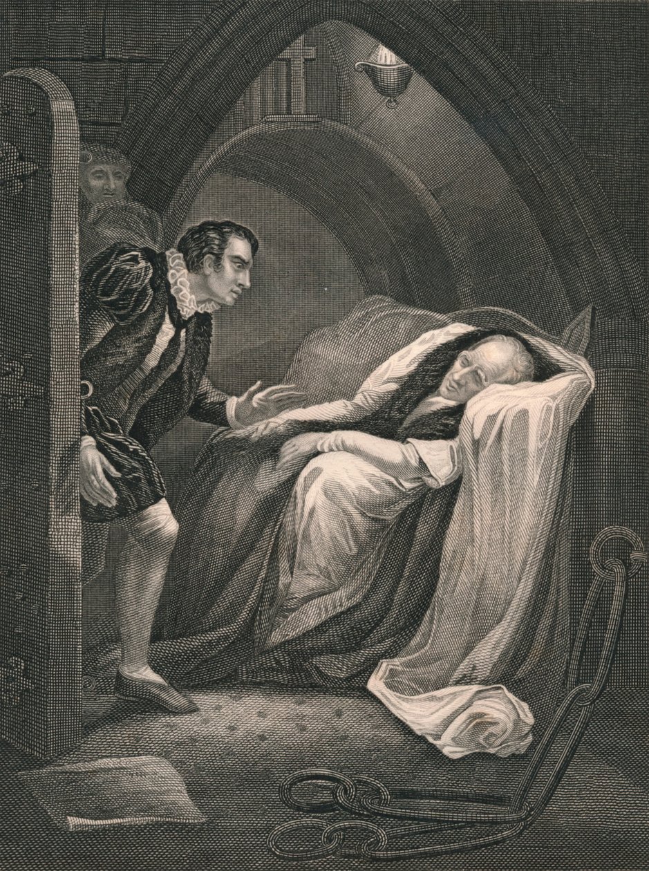 The Death of Mortimer by J. Rogers: Premium art reproduction