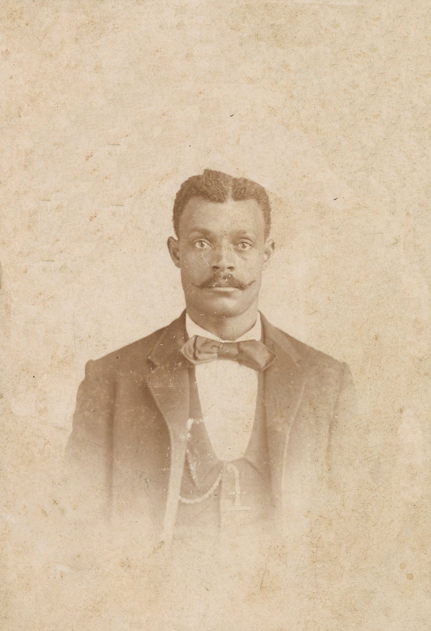 Photograph of a Man in a Suit, Vest and Necktie by J. W. Taylor