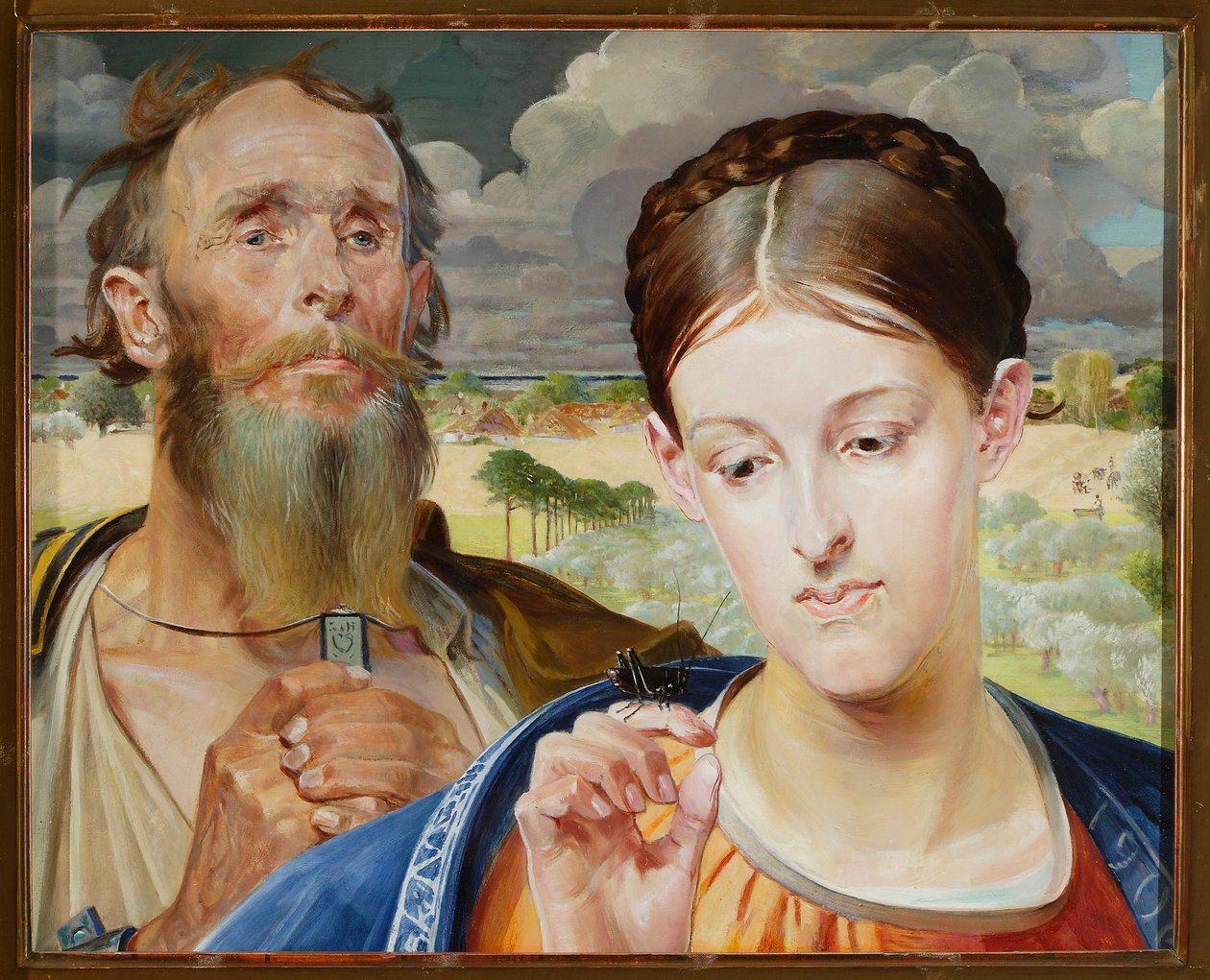 Music - Left Wing of the Triptych by Jacek Malczewski