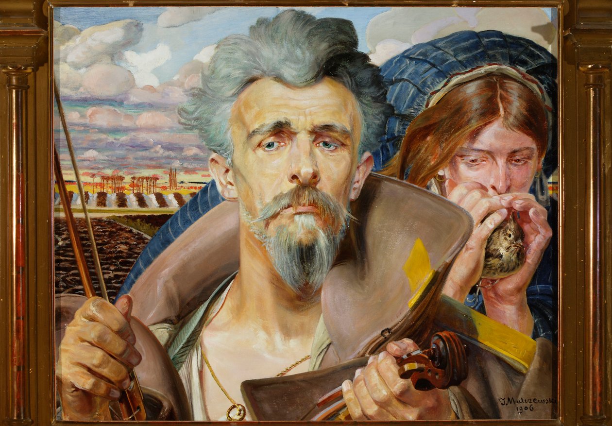 Music - Central Part of a Triptych by Jacek Malczewski