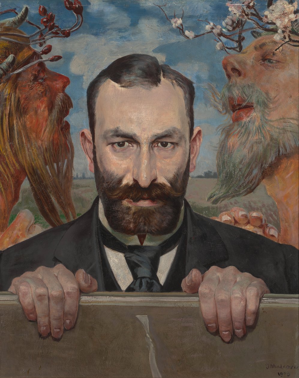 Portrait of Feliks Jasieński by Jacek Malczewski