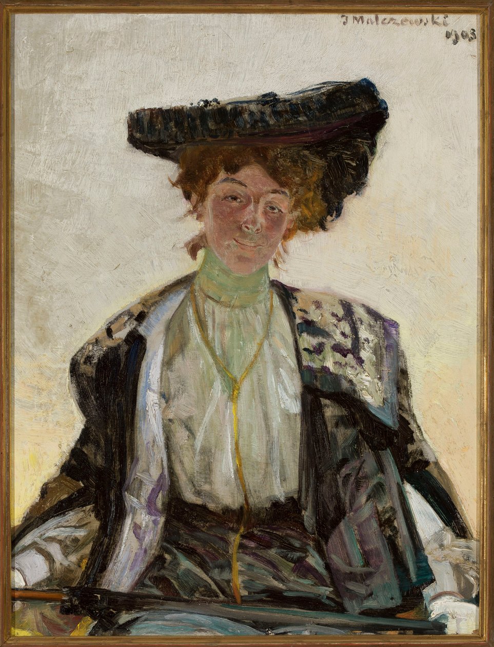 Portrait of Helena Sulima, Actress by Jacek Malczewski