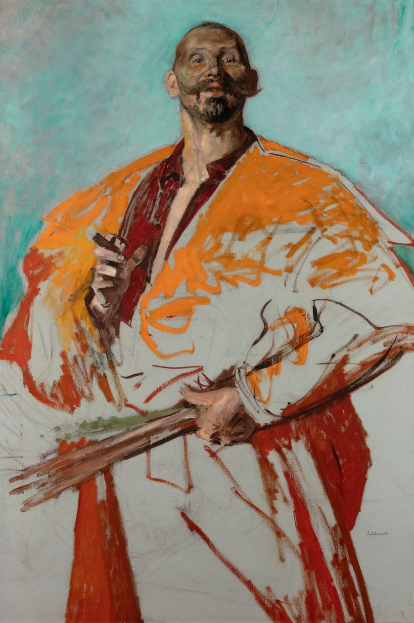 Portrait of Leon Wyczółkowski by Jacek Malczewski