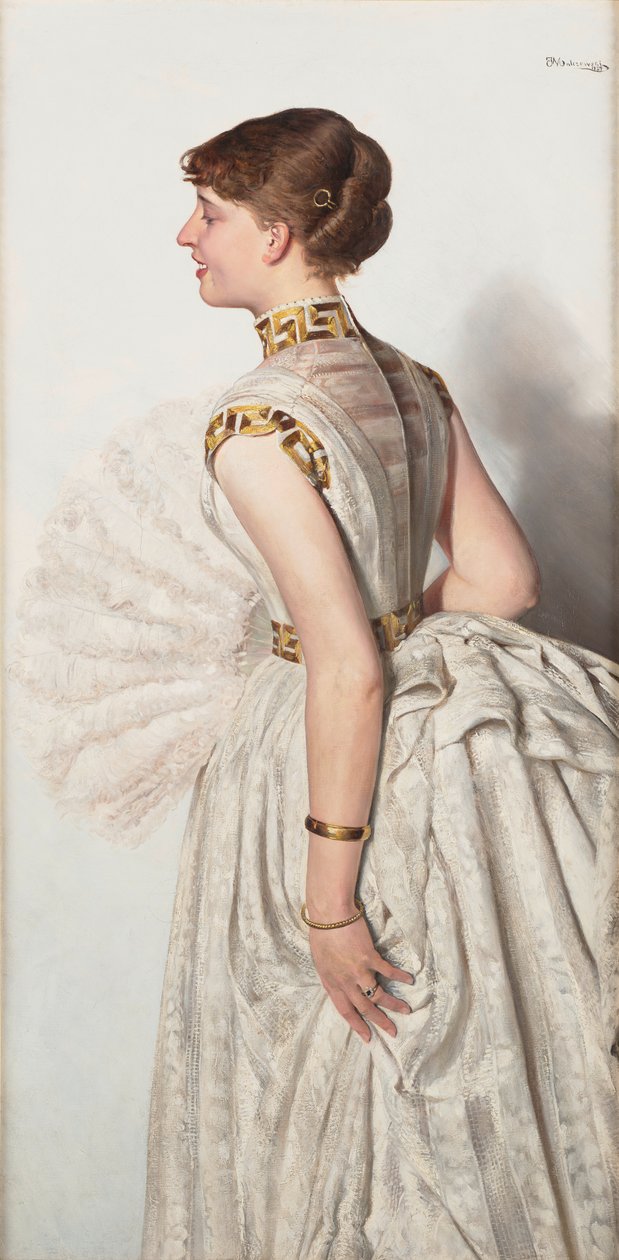 Portrait of the Fiancée by Jacek Malczewski