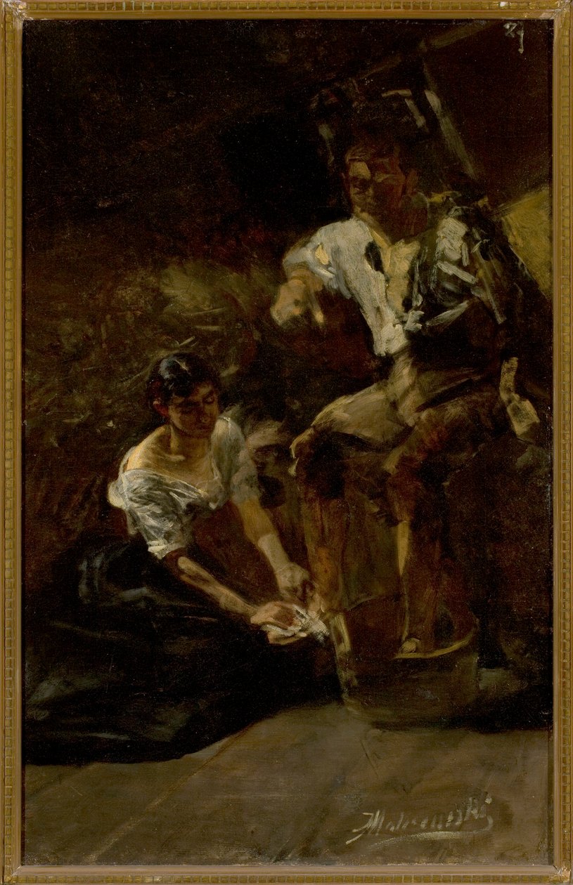 Washing of the Feet (Siberian Scene) by Jacek Malczewski
