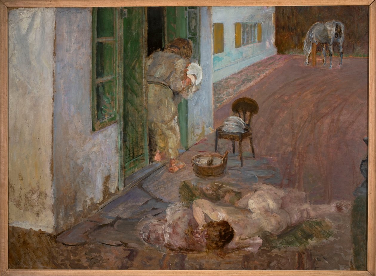 Washing Dishes. Wielgie by Jacek Malczewski