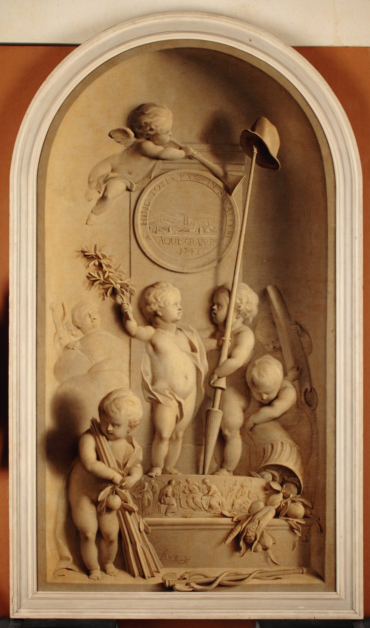 An Allegory of the Treaty of Aix-la-Chapelle, 1748 by Jacob de Wit