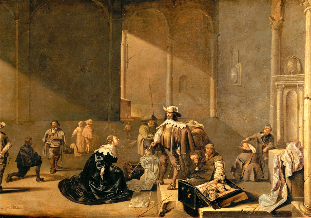 Plundering of a House by Spanish Troops by Jacob A. & Willaerts Adam (1577-1664) Duck