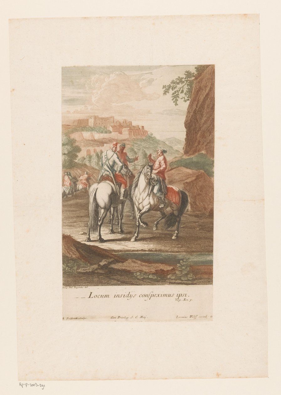 Riders Choosing a Good Location for the Battle by Jacob Andreas Fridrich (I)