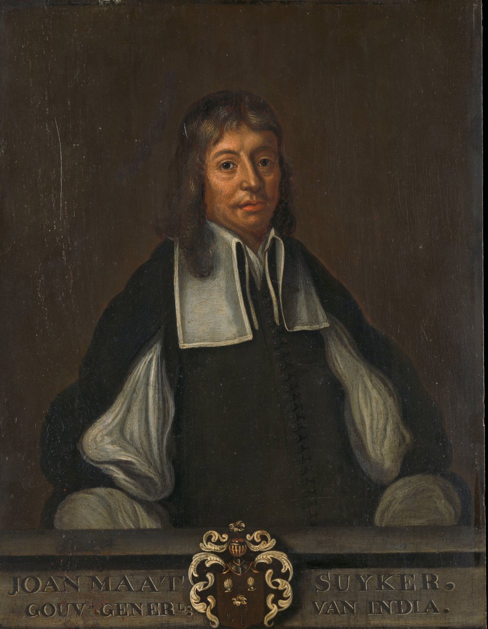 Portrait of Joan Maetsuyker, Governor-General of the Dutch East Indies by Jacob Coeman (copy after)