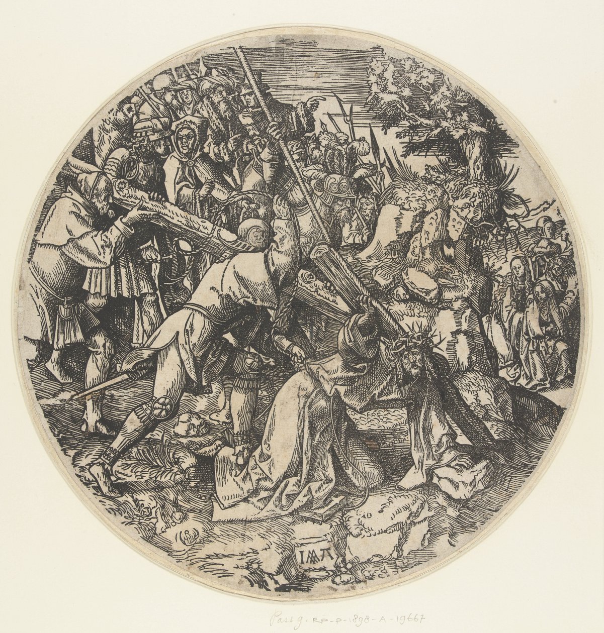 Carrying of the Cross by Jacob Cornelisz van Oostsanen