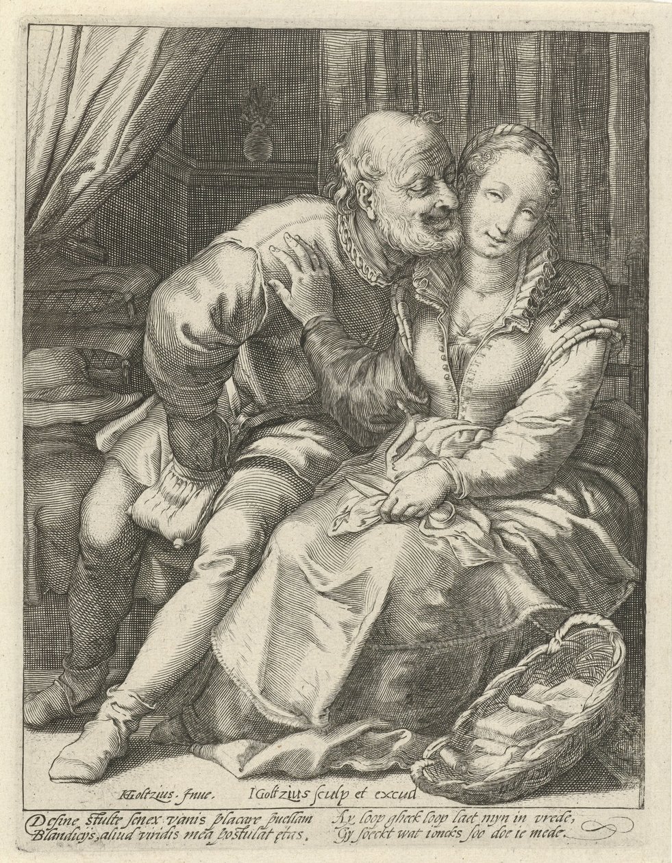 Unequal love by Jacob Goltzius (II)