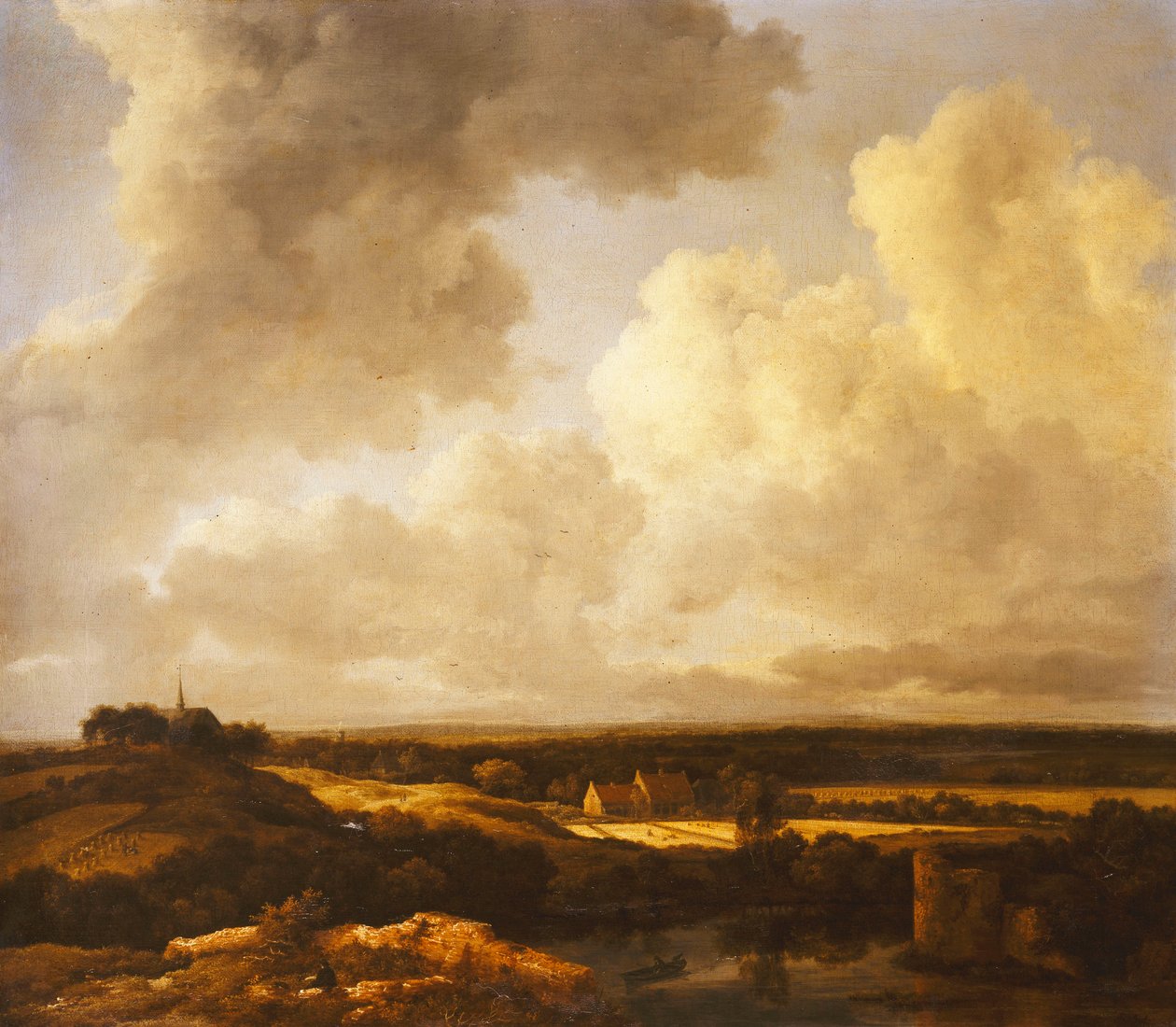 An Extensive Landscape in Summer, 1665-70 by Jacob van Ruisdael