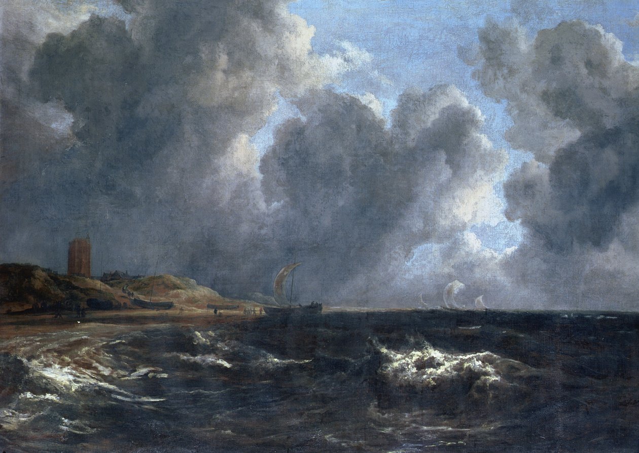Storm off Egmond-Aan-Zee by Jacob van Ruisdael