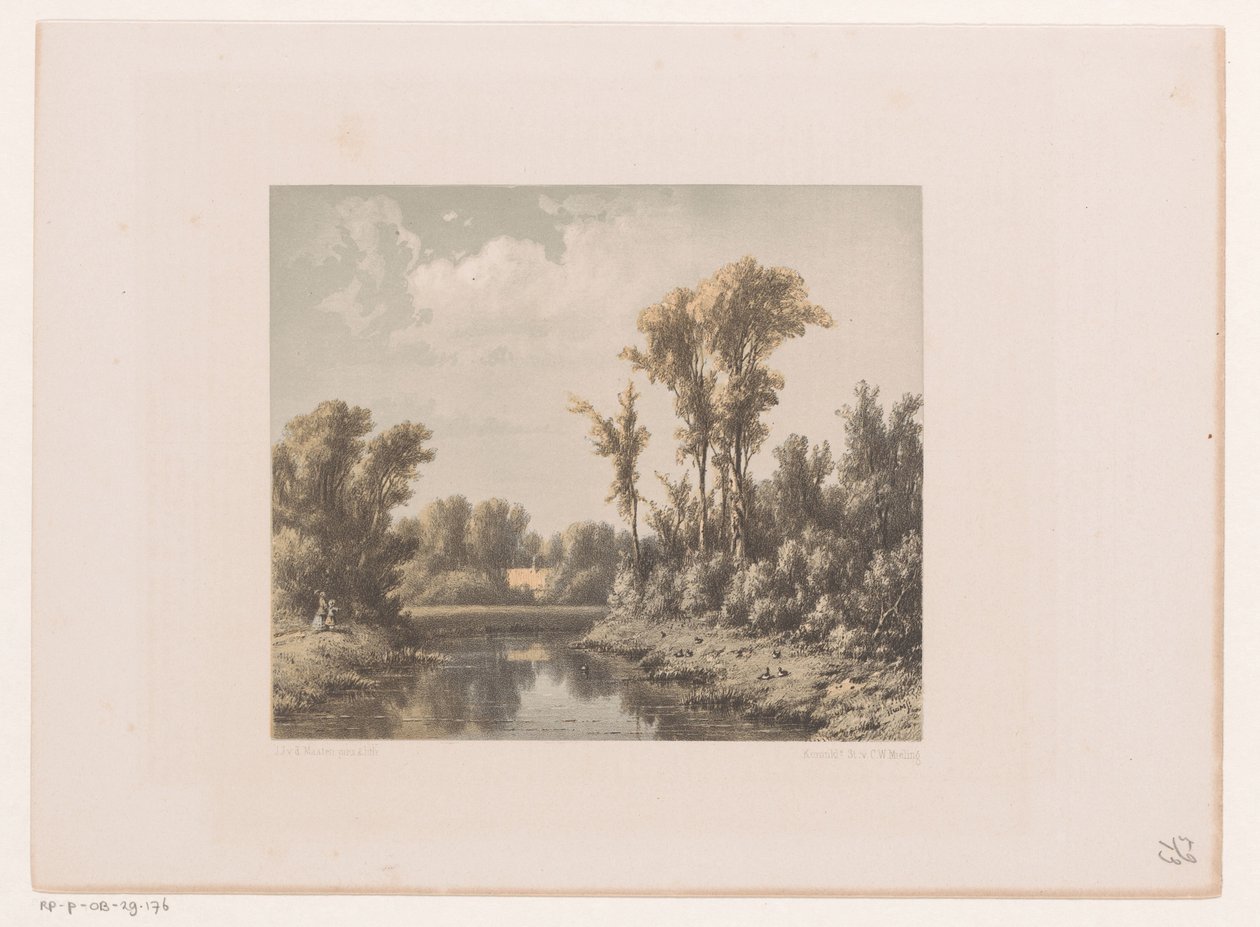 Landscape with River by Jacob Jan van der Maaten