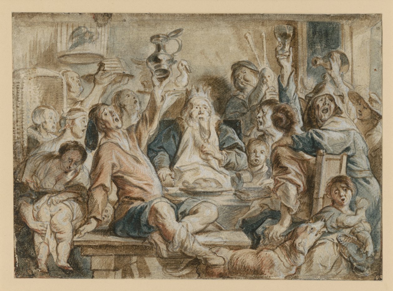 The Feast of the Bean King by Jacob Jordaens