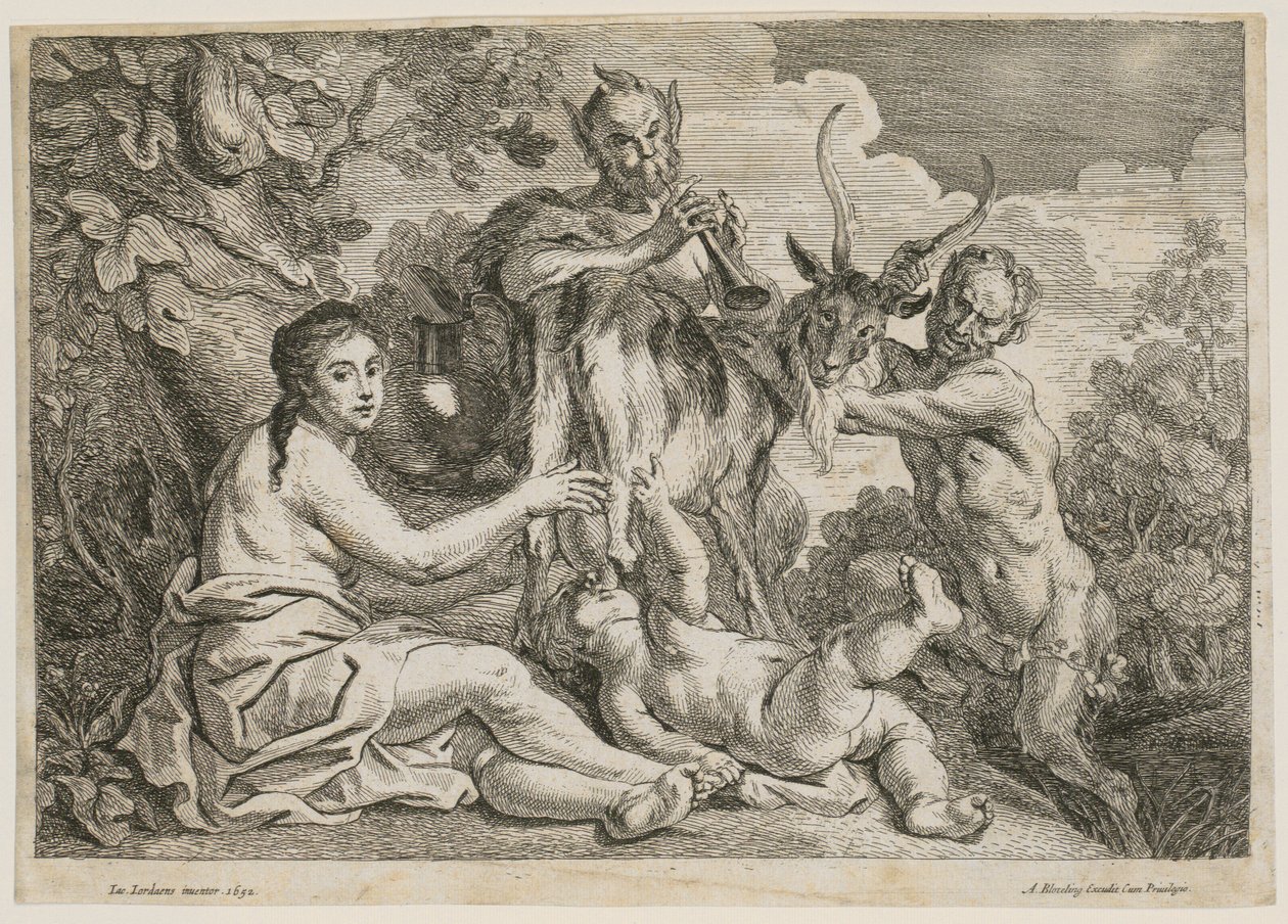 Jupiter is Nourished by the Goat Amalthea by Jacob Jordaens
