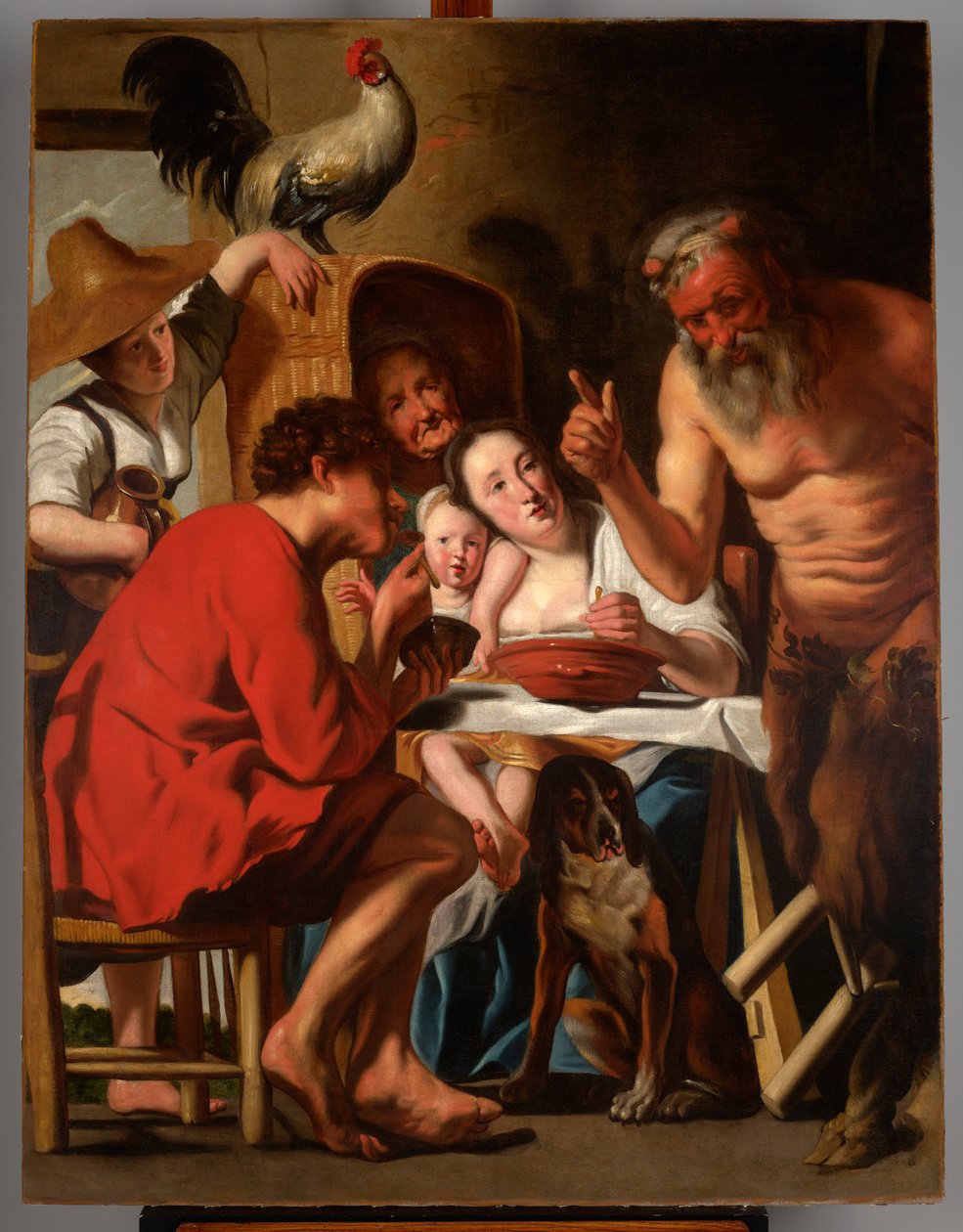Satyr Visiting Peasants by Jacob Jordaens