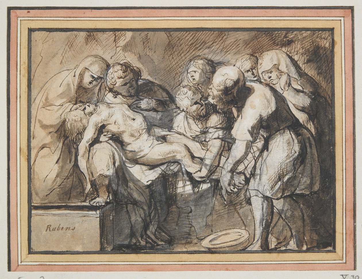 The Entombment by Jacob Jordaens