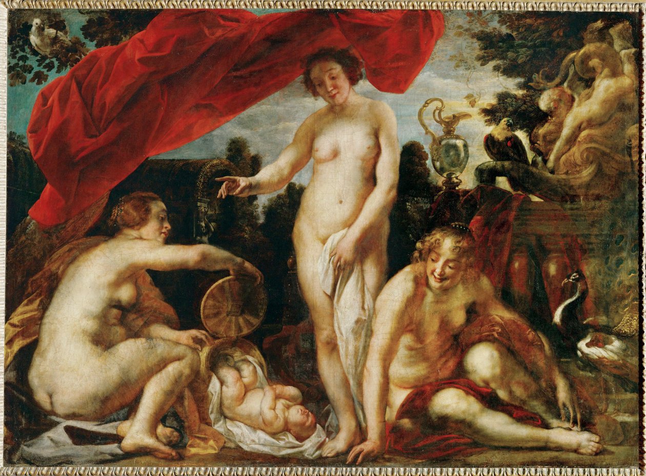 The Daughters of Kekrops Find Little Erichthonios by Jacob Jordaens