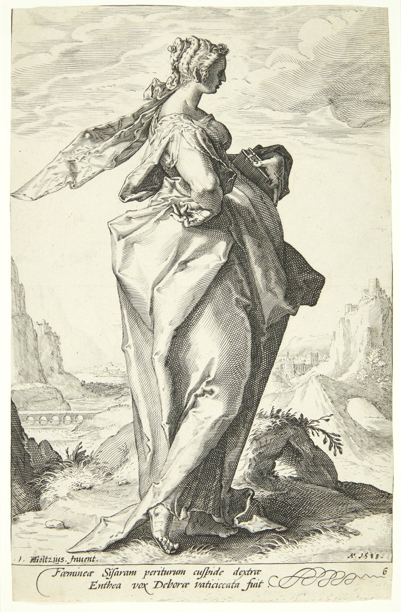Deborah by Jacob Matham: Highest-quality art reproduction