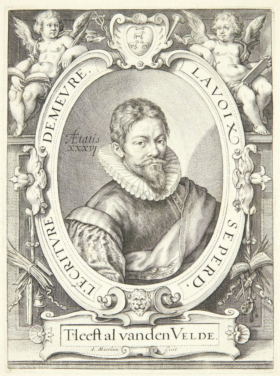 Jan van de Velde the Elder by Jacob Matham