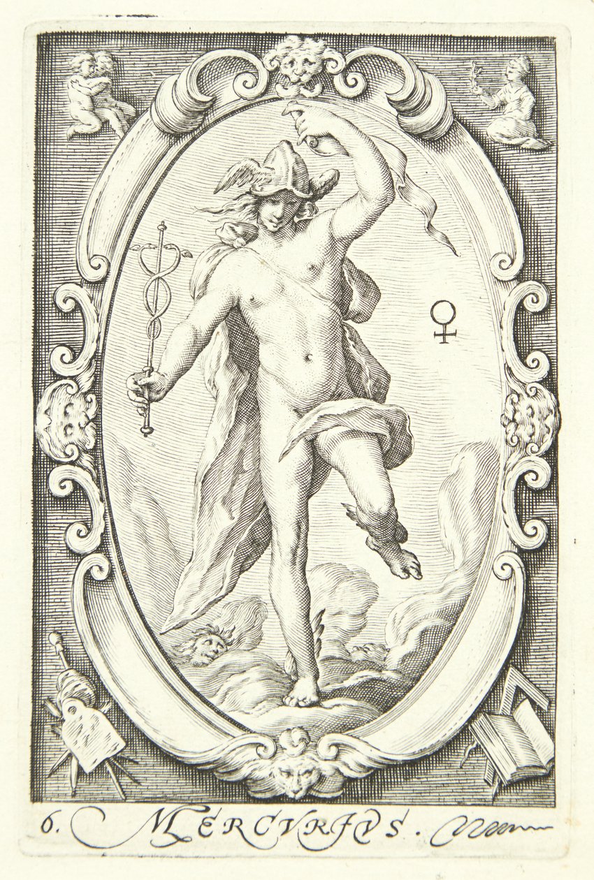 Mercury by Jacob Matham: Highest-quality art reproduction