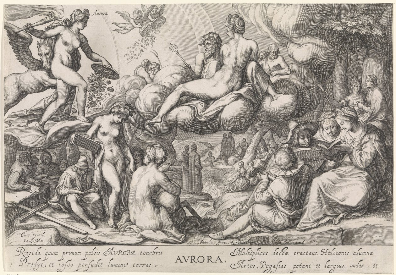 Morning (Aurora) (The Four Times of the Day) by Jacob Matham