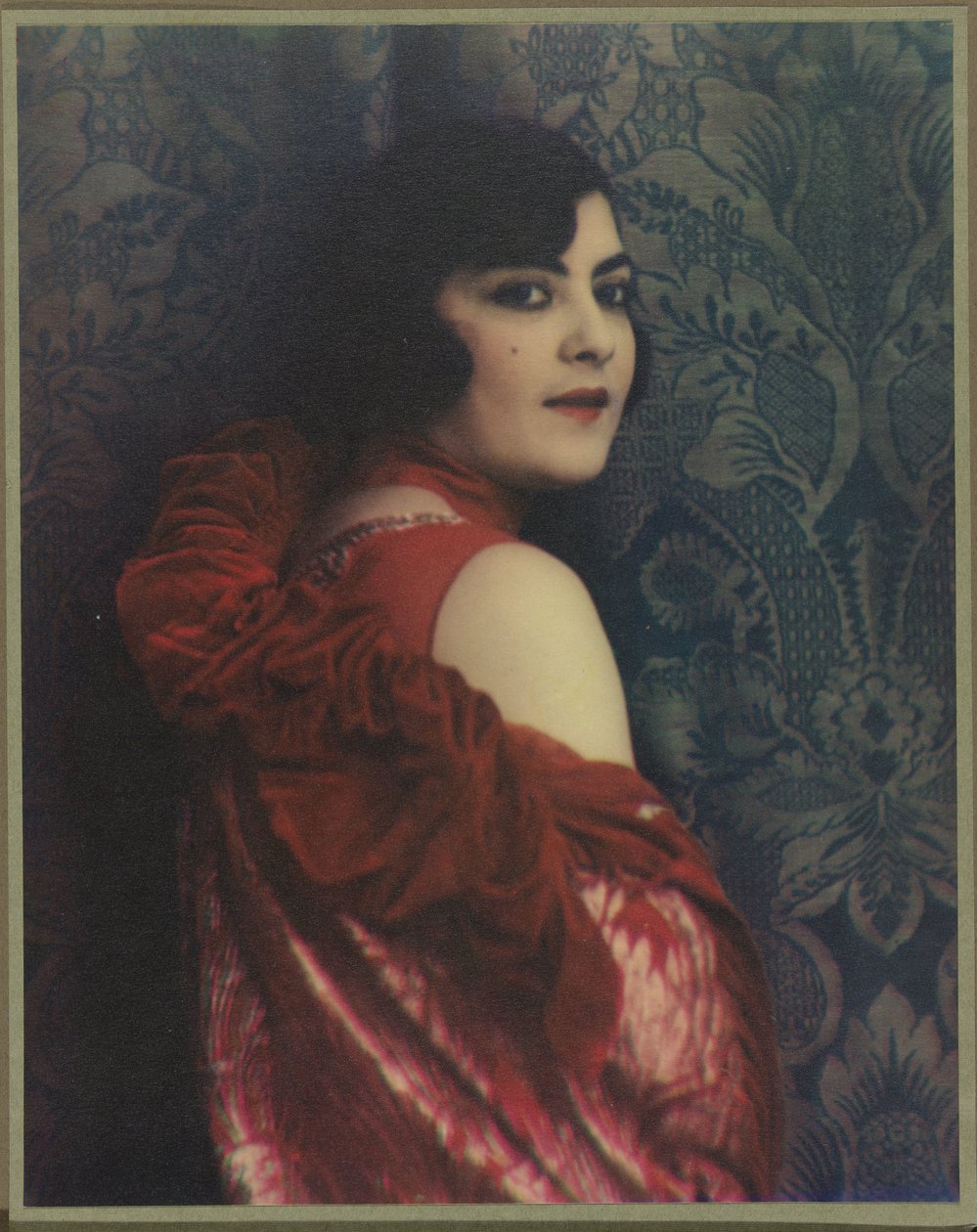 Portrait of a Woman in a Red Dress by Jacob Merkelbach