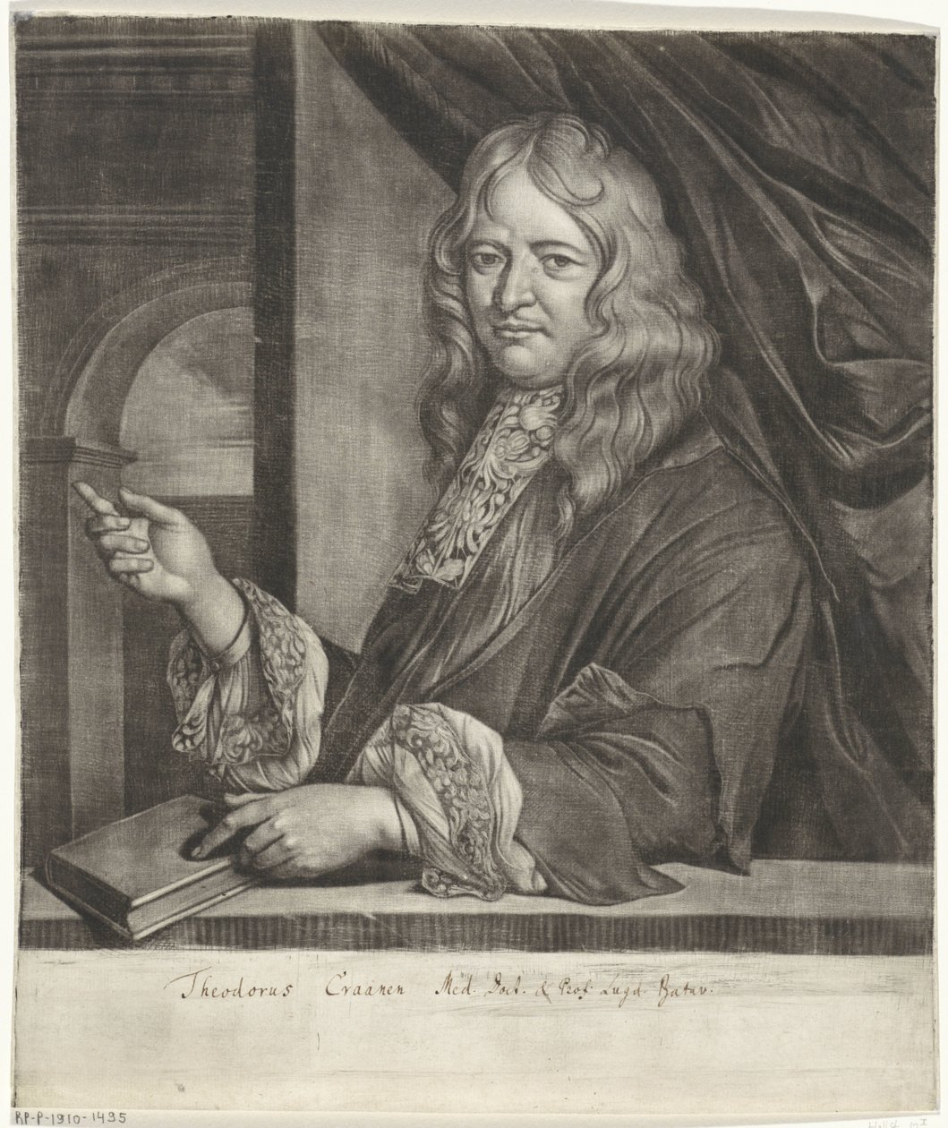 Portrait of Theodorus Craanen by Jacob Toorenvliet