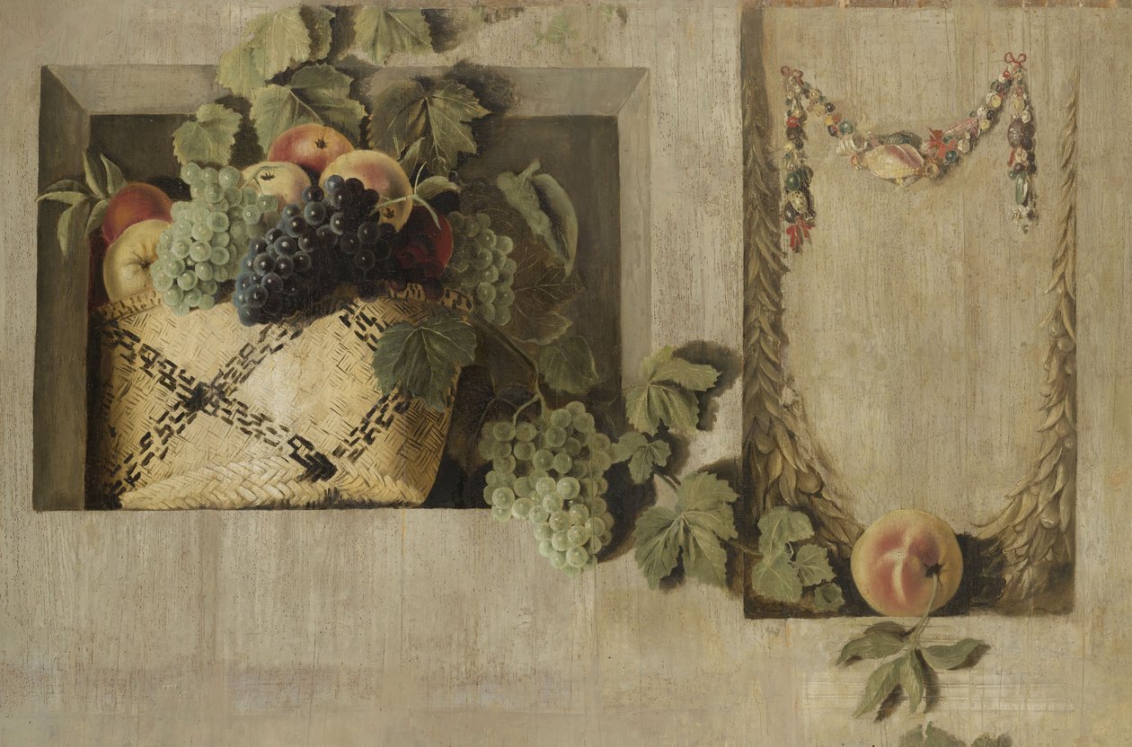Still Life with Fruit and Flower Garlands by Jacob Van Campen