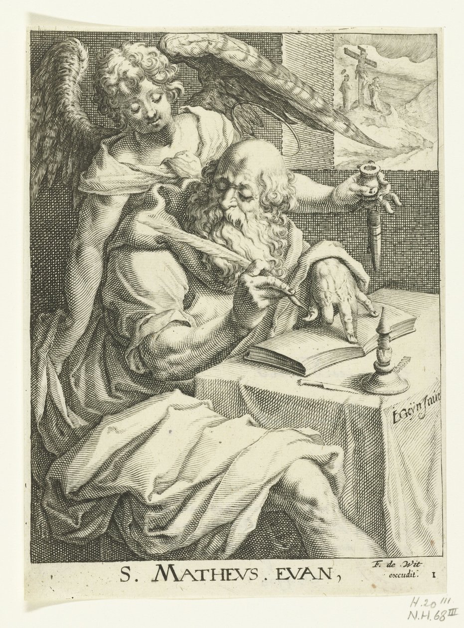 Evangelist Matthew (The Four Evangelists) by Jacob de Gheyn (II) (workshop of)